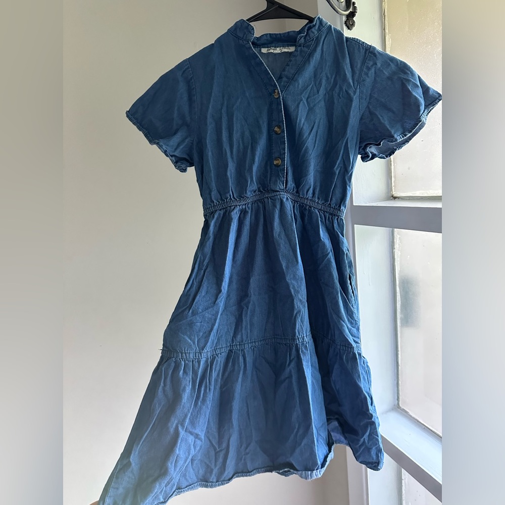 Speed Limit MPH Girl's Denim Dress